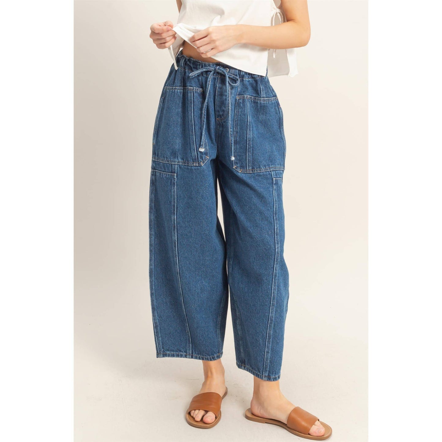 HYFVE - Wide Pants With Oversize Pockets
