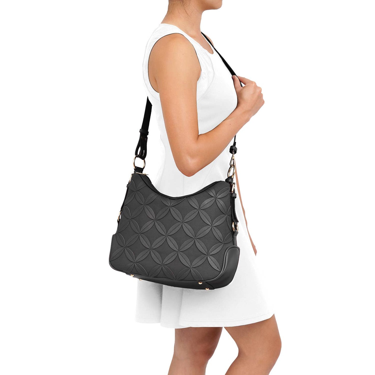 Mellow World - Iga Rococo Hobo Bag: Black