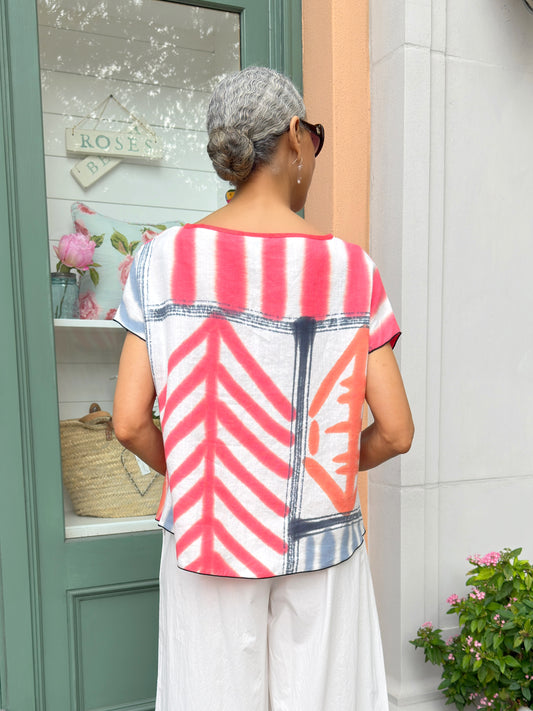 Kay Chapman- Linen Crop Top