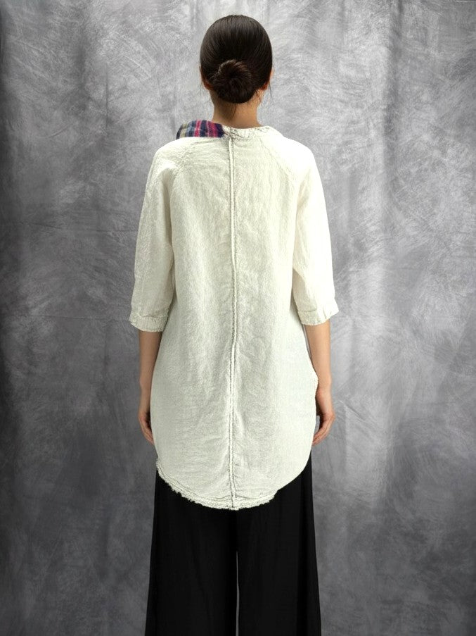 Reimagine Collection- Mara Gibbucci Linen Tunic
