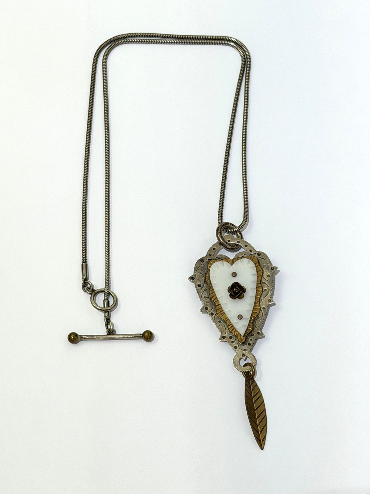 Reimagine Collection- Limited Edition Victorian Lace Brooch Pendant Necklace