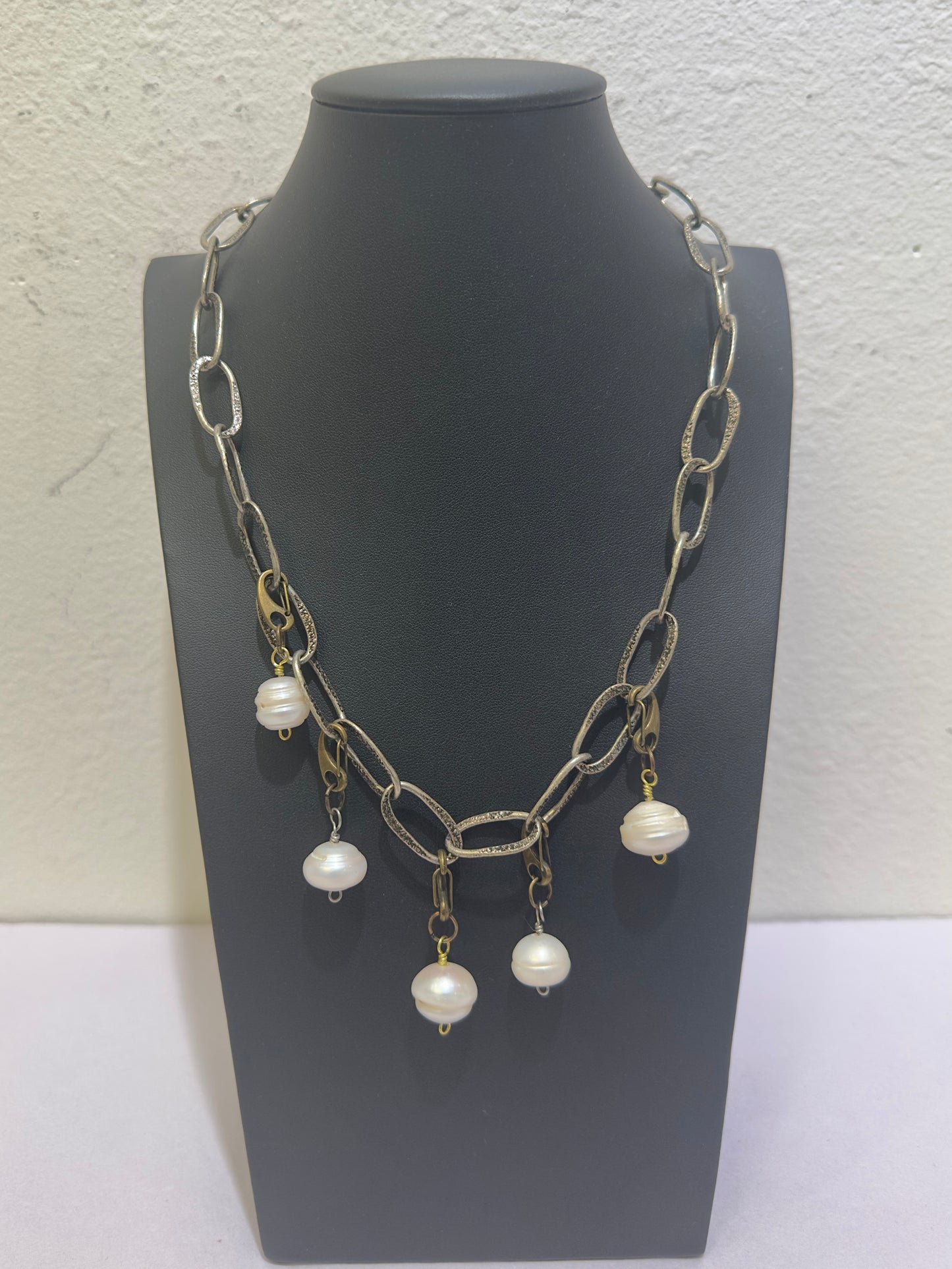 NSerena Jewelry- Dancing Pearl Necklace