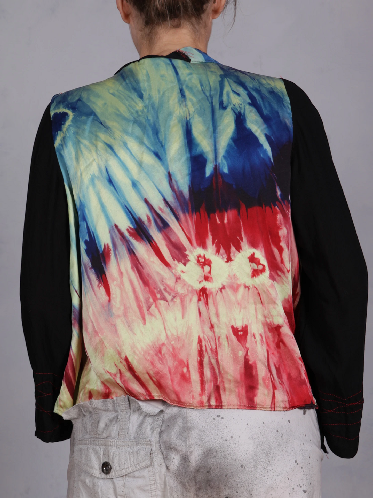 Tatiana Palnitska - SUM5 "Color Explosion" Mixed Silk Top