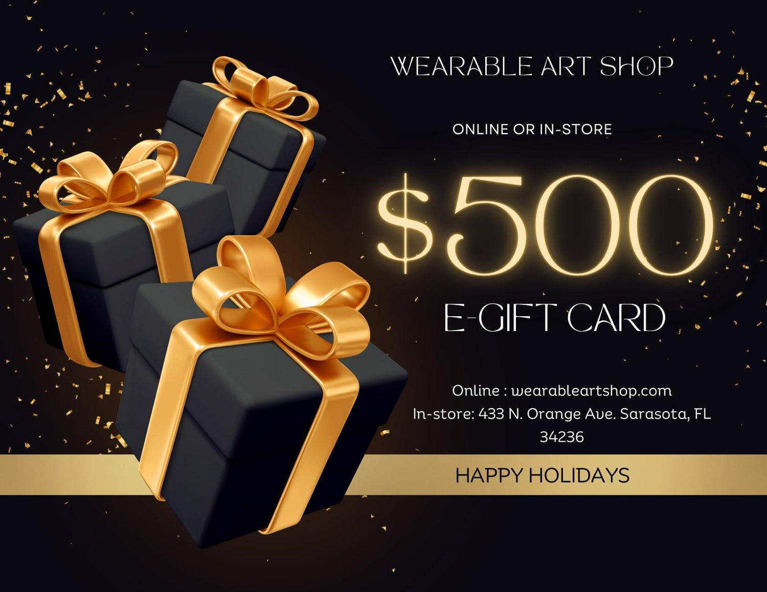 Wearable Art Shop-E-Gift Card