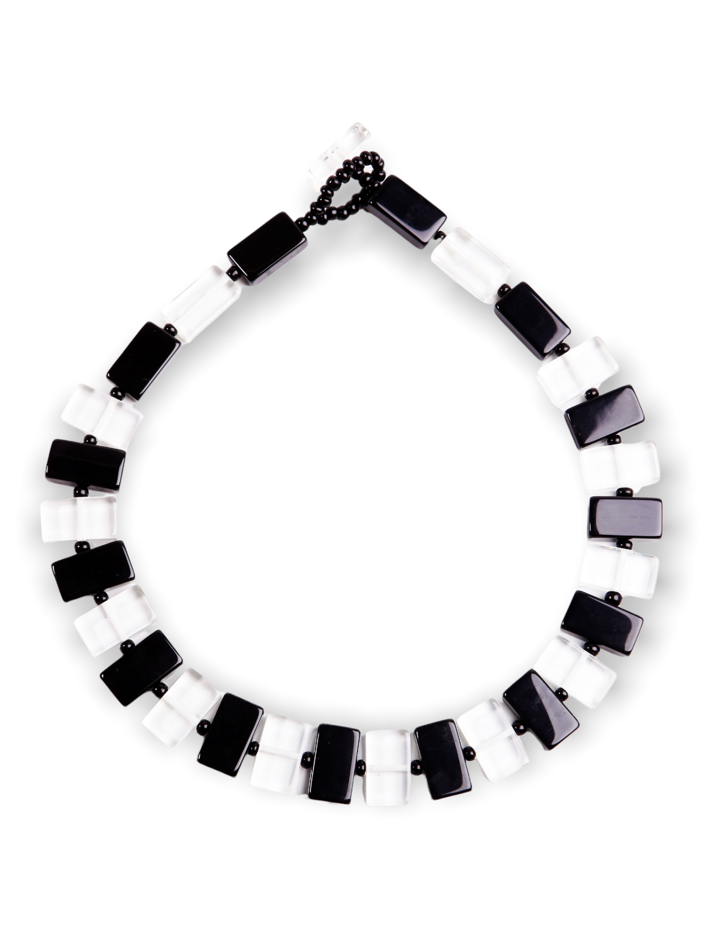 Atelier 1701 - Black/White Cubes Necklace