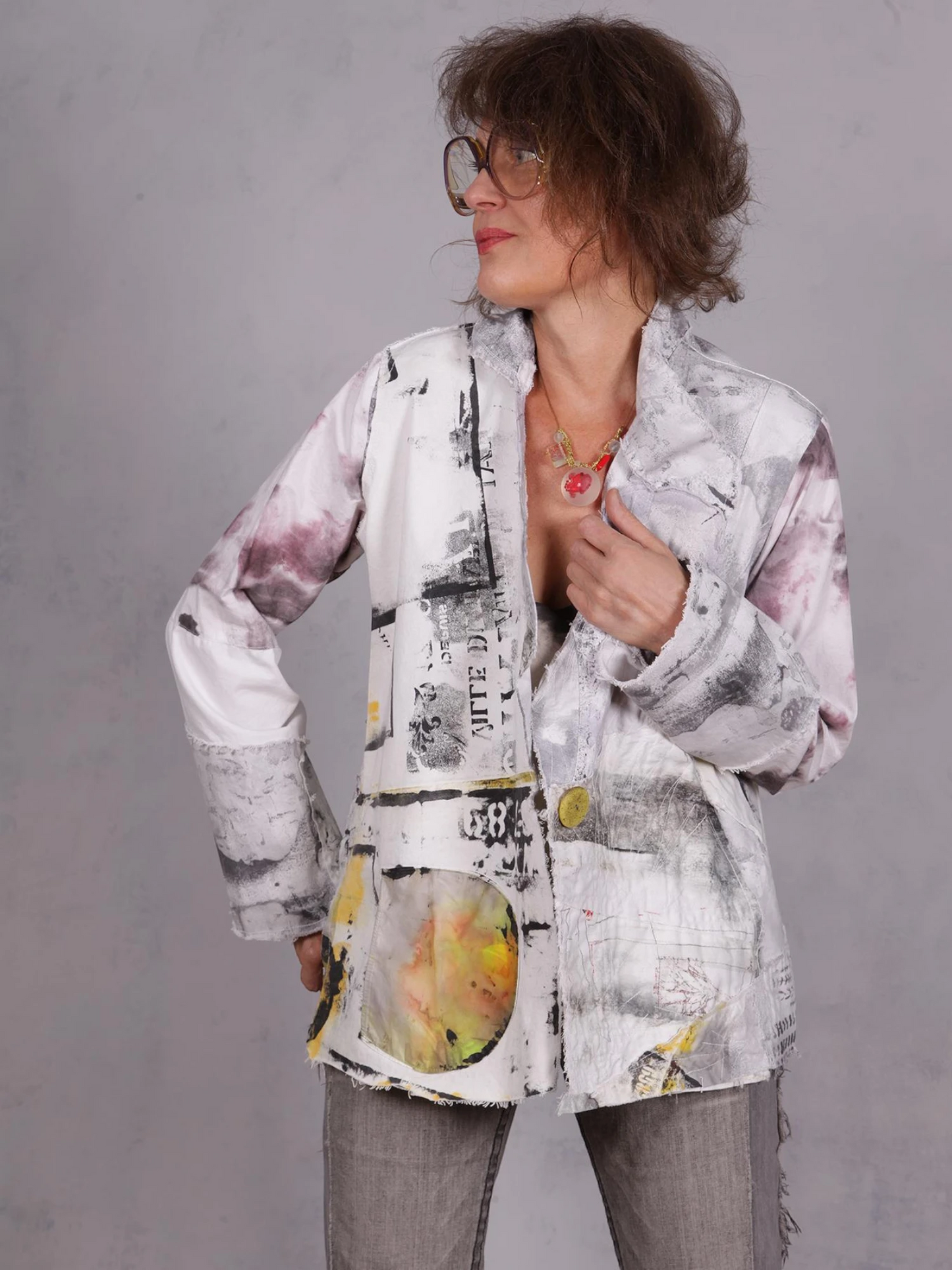 Tatiana Palnitska - SUM24 "Off the Urban Record" Detailed Structured Jacket