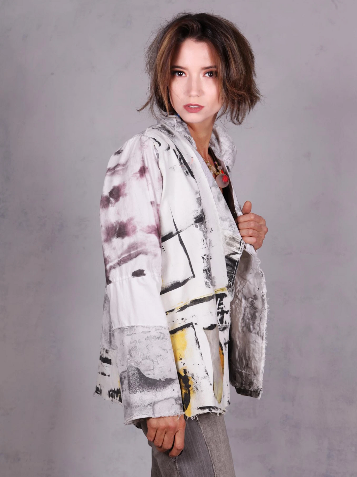 Tatiana Palnitska - SUM24 "Off the Urban Record" Detailed Structured Jacket