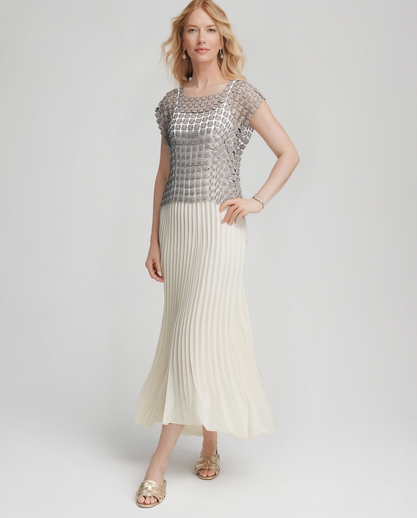 Ellyndale - Lace Top/ Silver