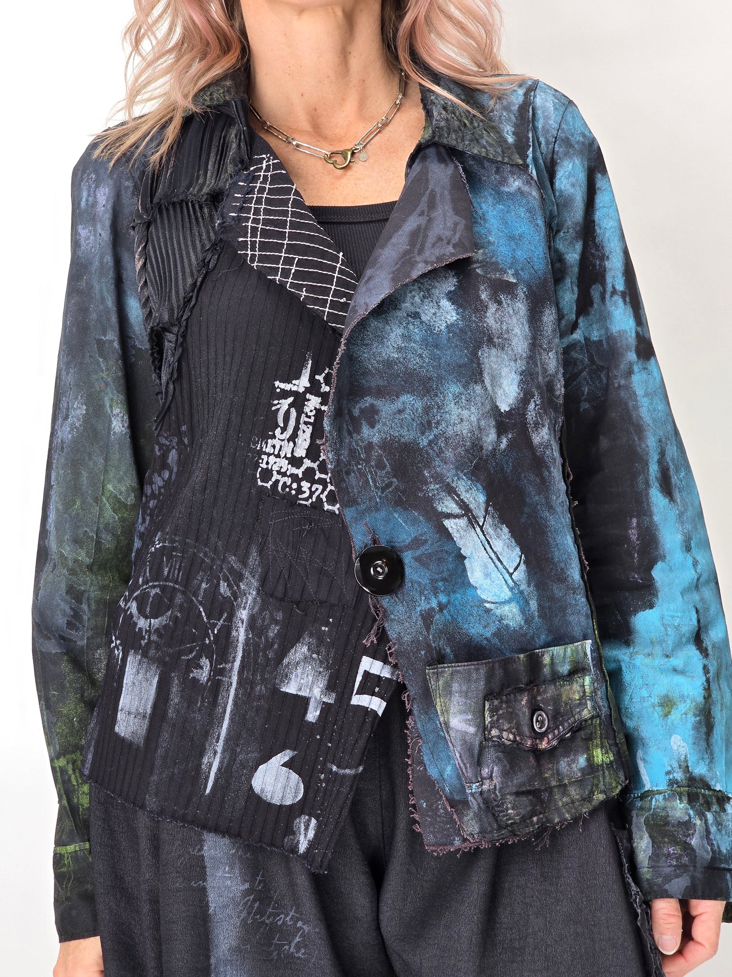 Tatiana Palnitska- ND7- Fitted Feather Designs Jacket