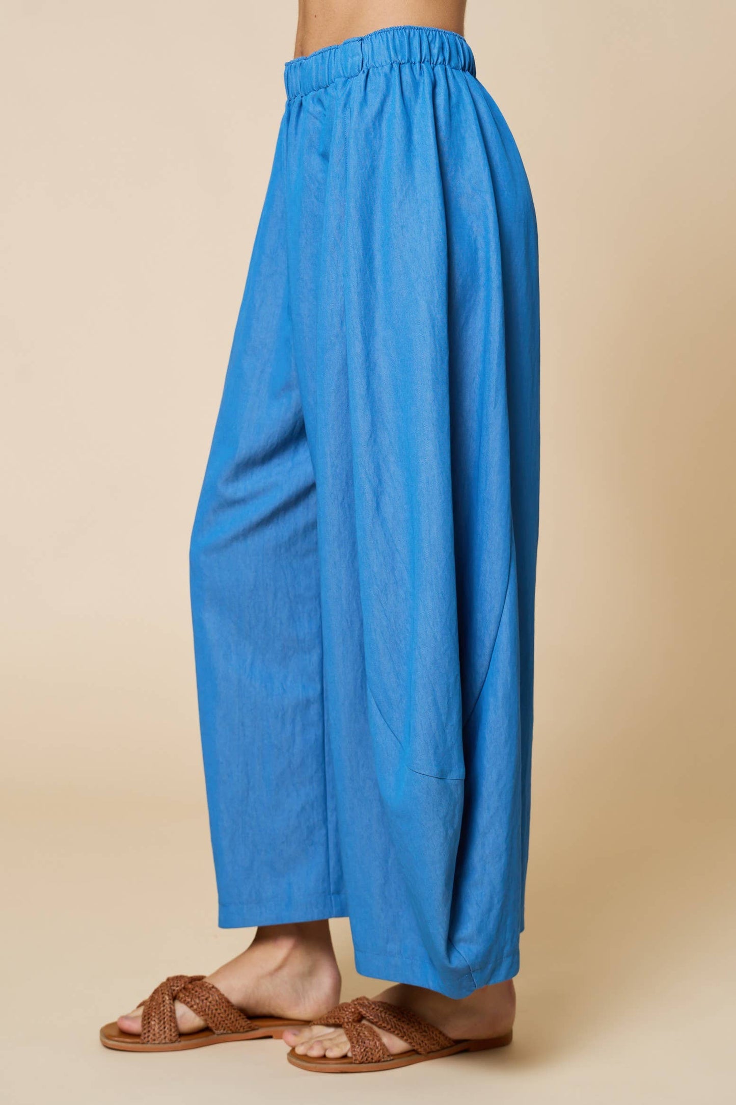 Lalavon - Elastic Waist Balloon Pants