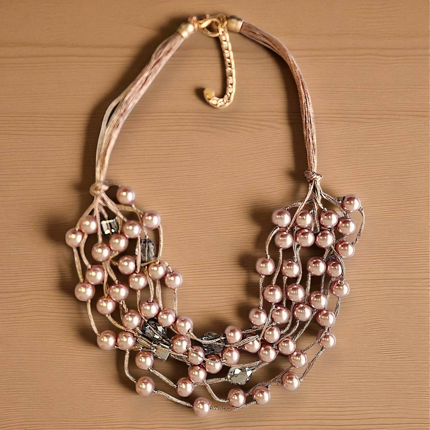 Bijoux Envie Jewelry - Mocha Mousse Pearl Necklace