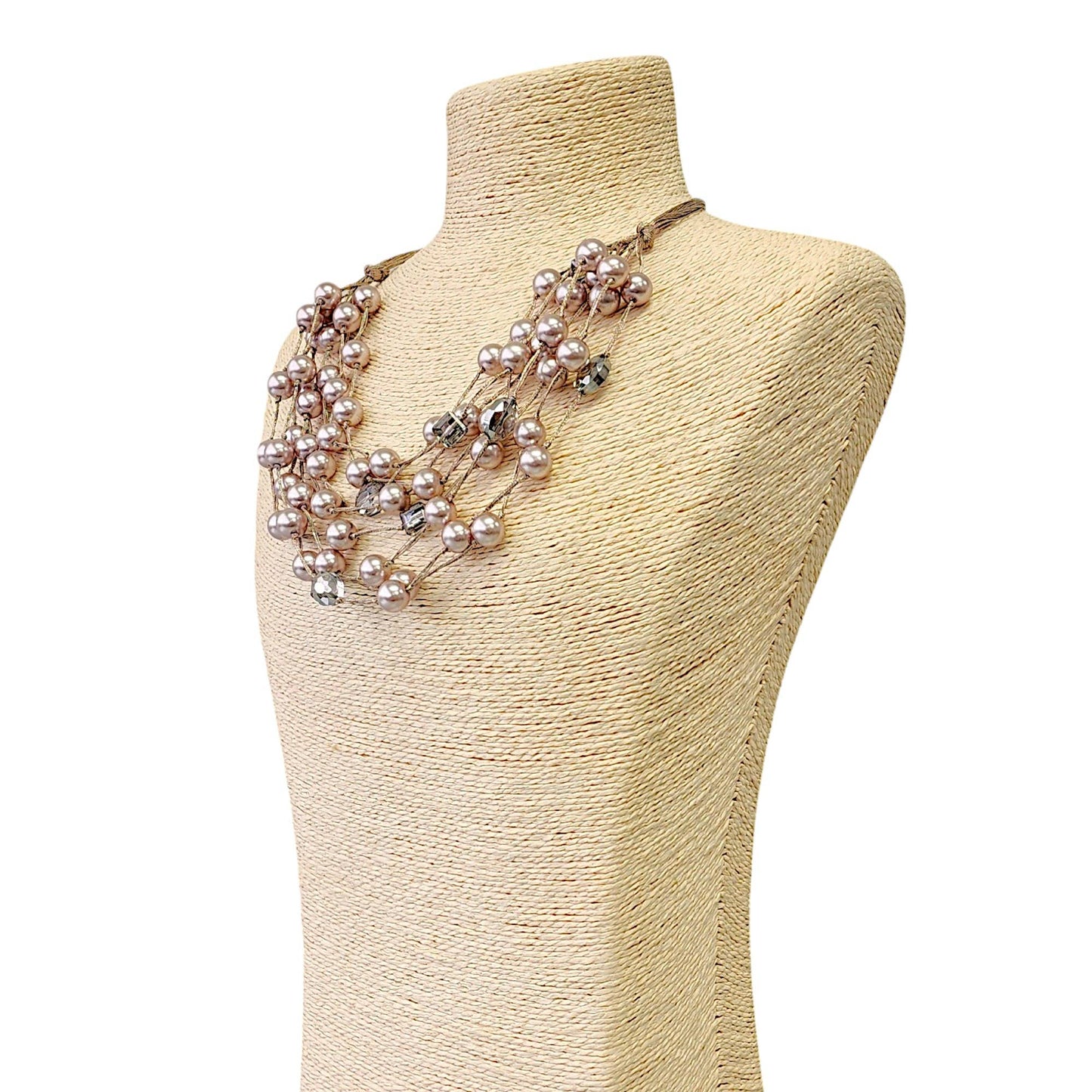Bijoux Envie Jewelry - Mocha Mousse Pearl Necklace