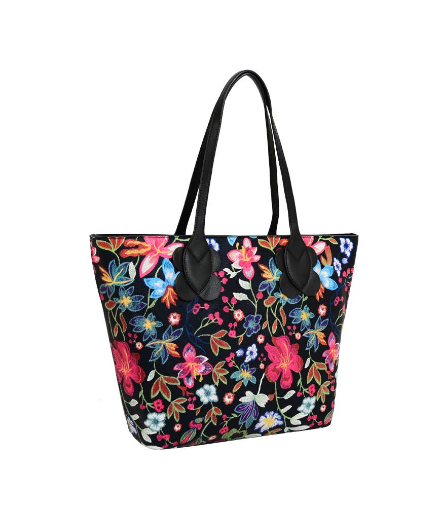 Mellow World - Primerose Floral Patterned Tote