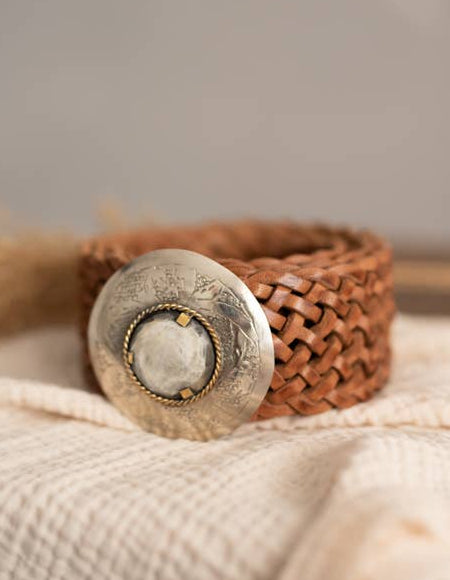 Lula Natura - Brown Leather Neptune Belt