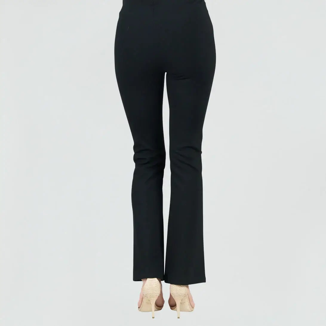 Clara Sunwoo -  Ponte Knit - Kick Front Slit Pant