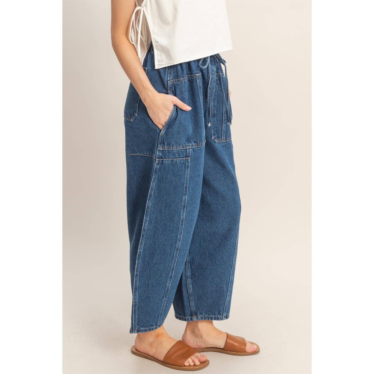 HYFVE - Wide Pants With Oversize Pockets
