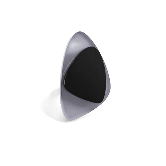 ALEX+SVET - CHLOE LG ring LUSH GLOW line: Onyx_Grey