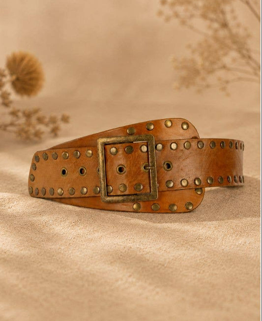 Lula Natura - NOX Light Brown Leather Sash Belt
