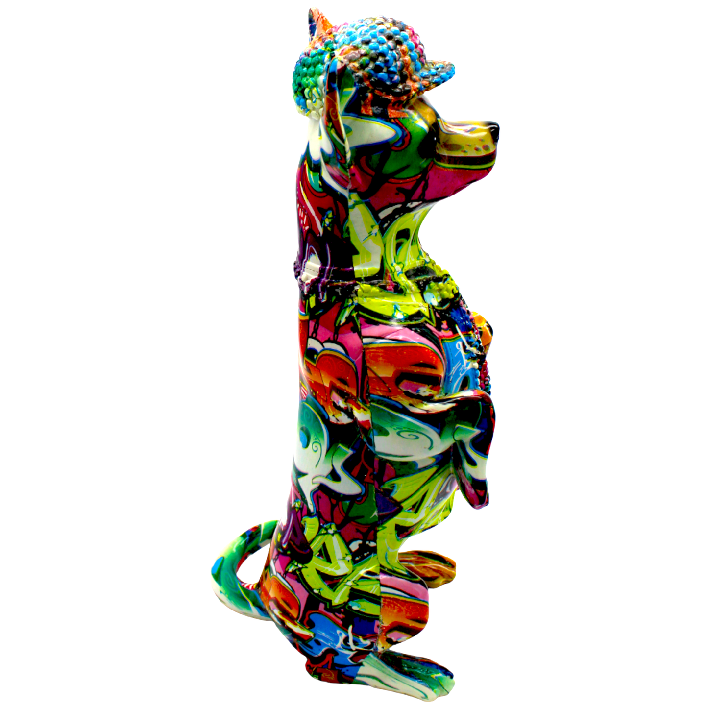 Interior Illusions Plus - Street Art Chihuahua Standing On Legs Sculpture