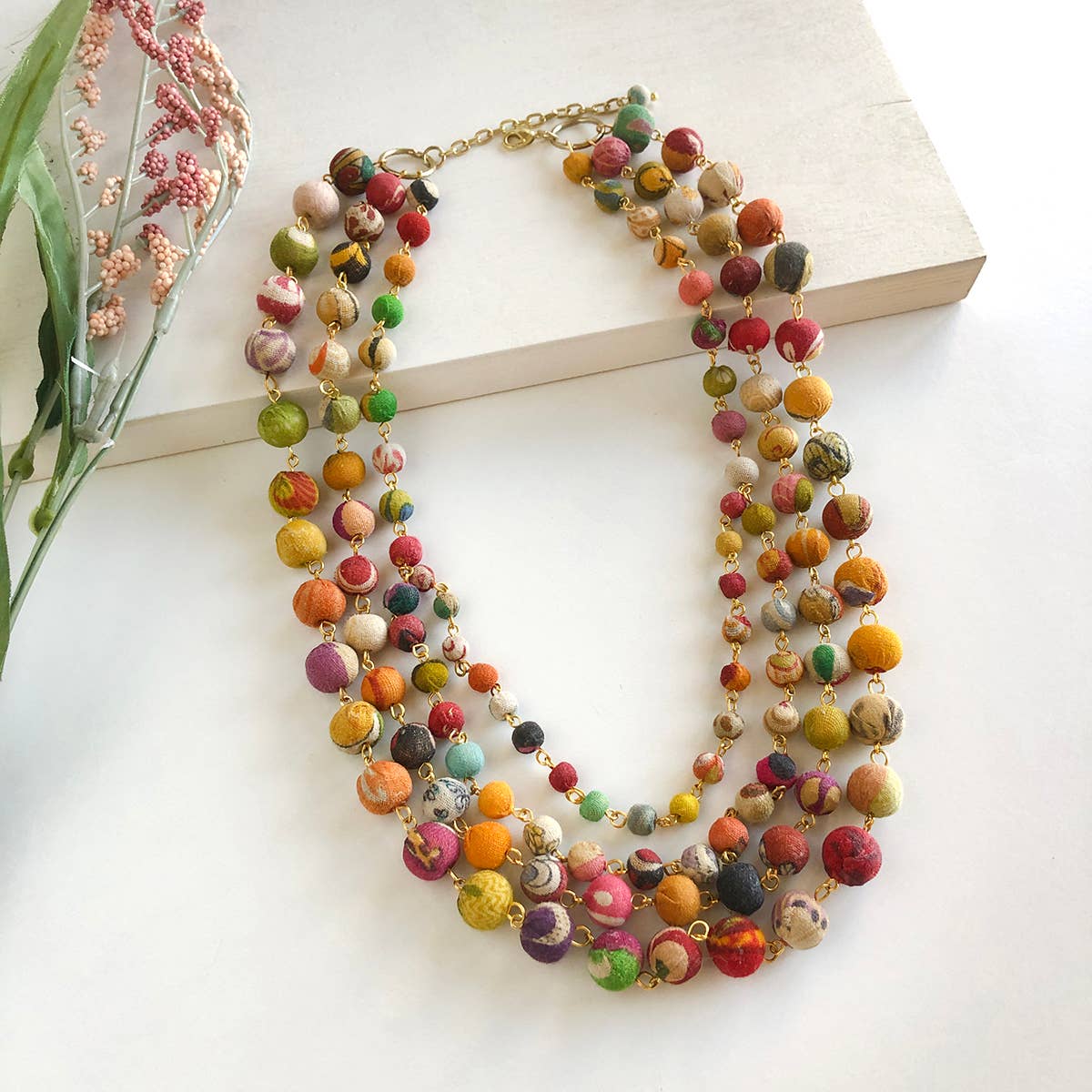 WorldFinds - Kantha Karita Necklace