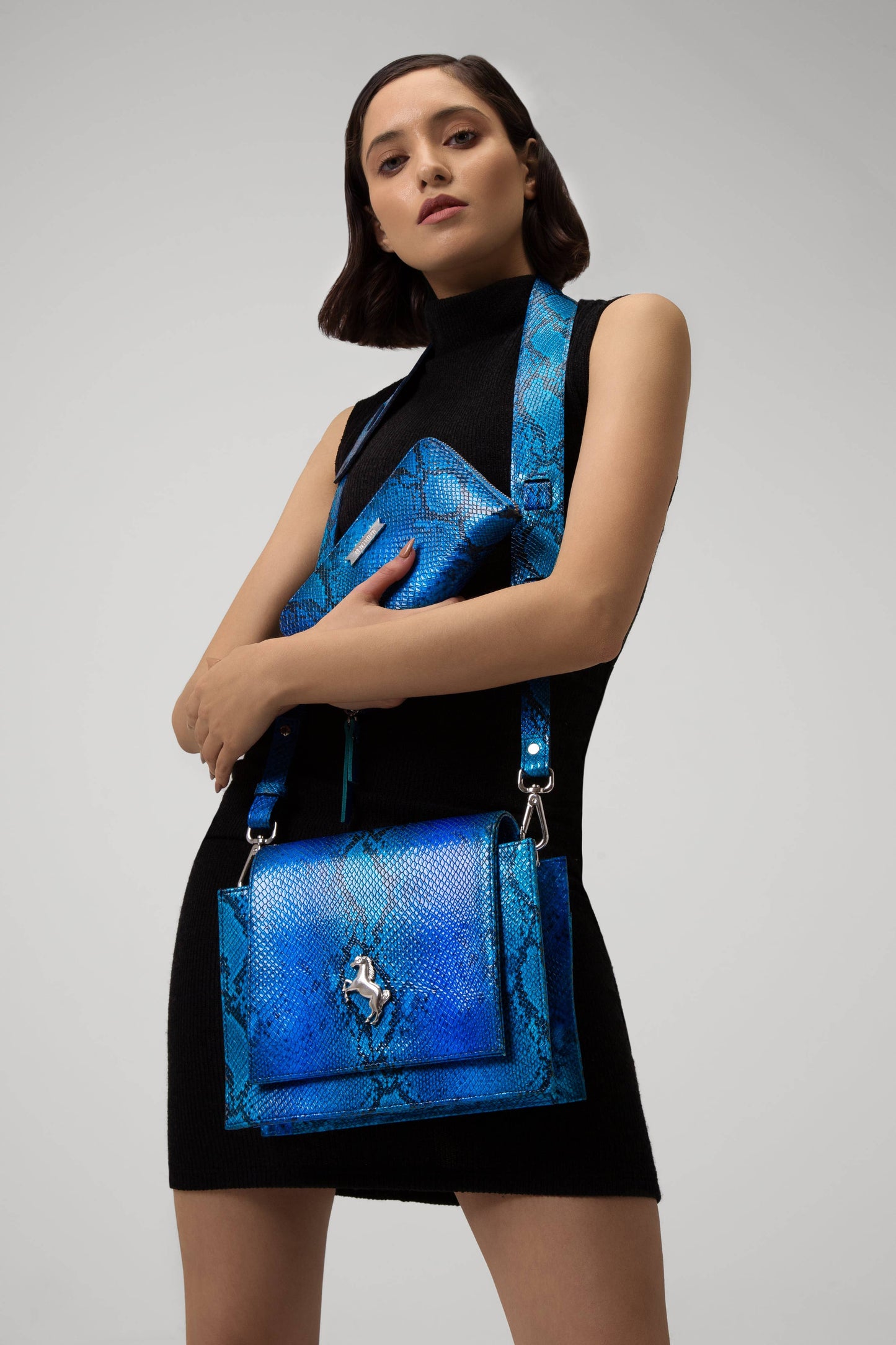 TENTROYA - Med Chevy Bag Lightblue