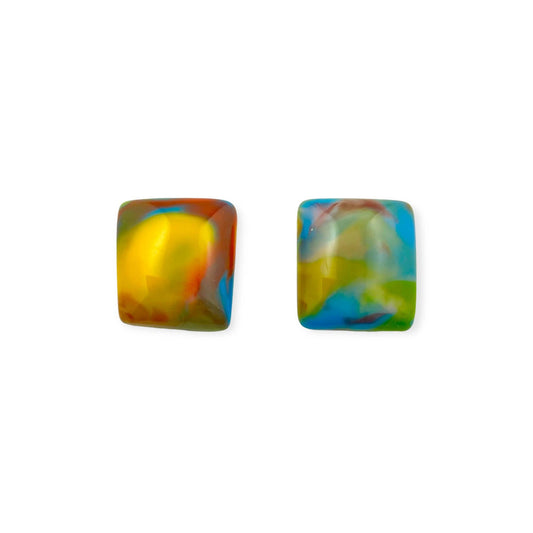 Atelier 1701 - Multicolor Square Earrings