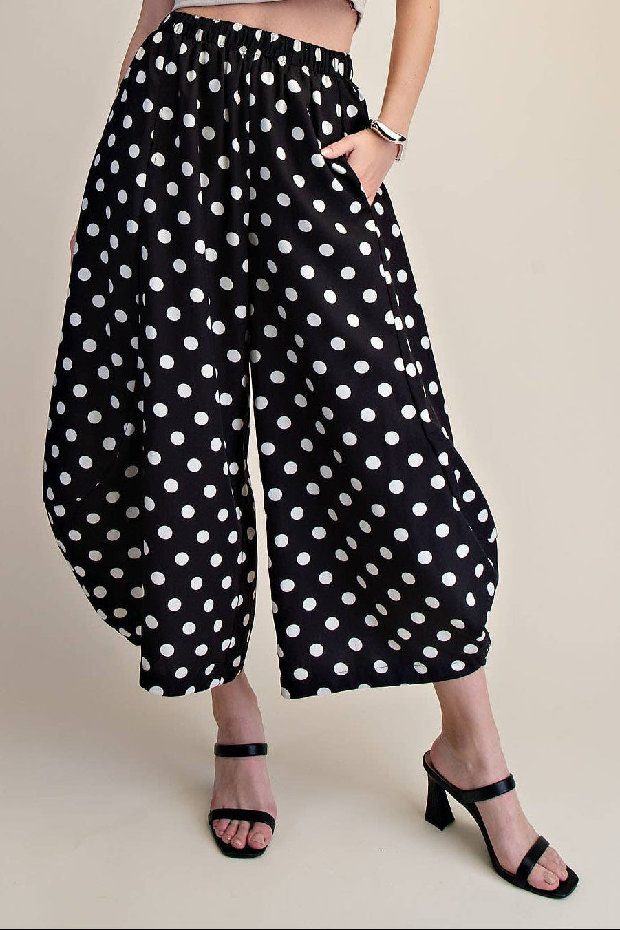 Glam - Polka Dot Pants/Black
