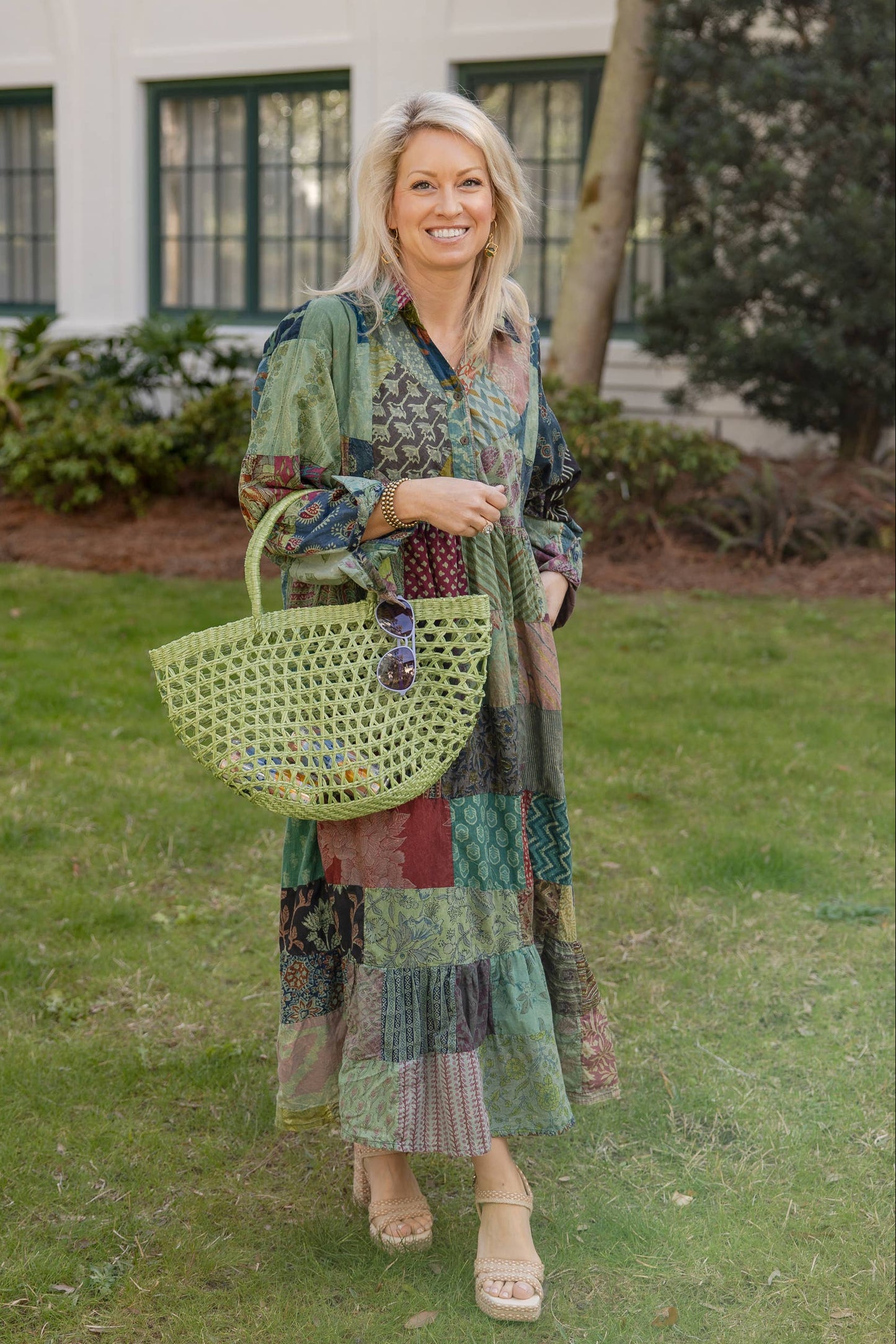 Rahab's Rope - Harvest Patchwork Maxi