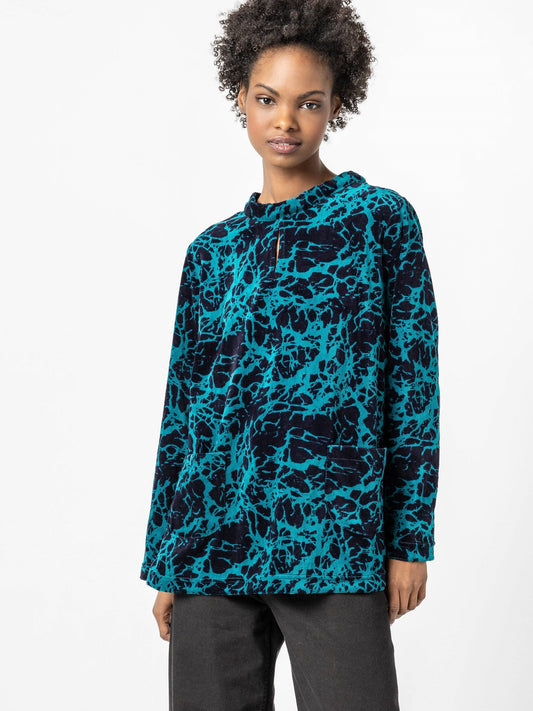 Komil - Tamara Velvet Key Hole Top