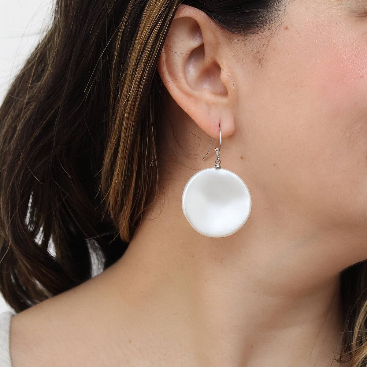 Sylca Designs - Pearl Opaline Drift Earring