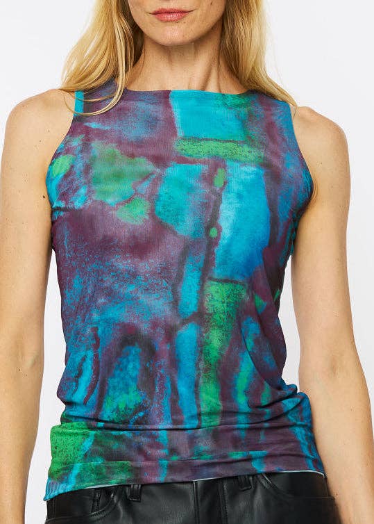 AMB Designs - Blue Lagoon - Florence Mesh Tank Top