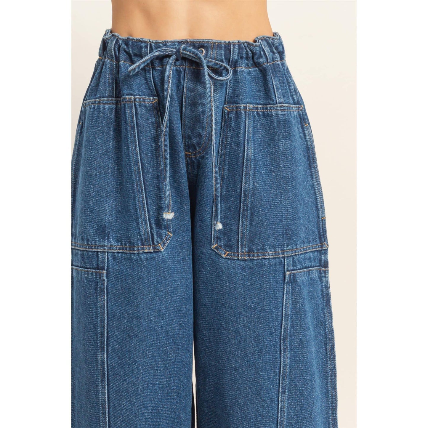 HYFVE - Wide Pants With Oversize Pockets