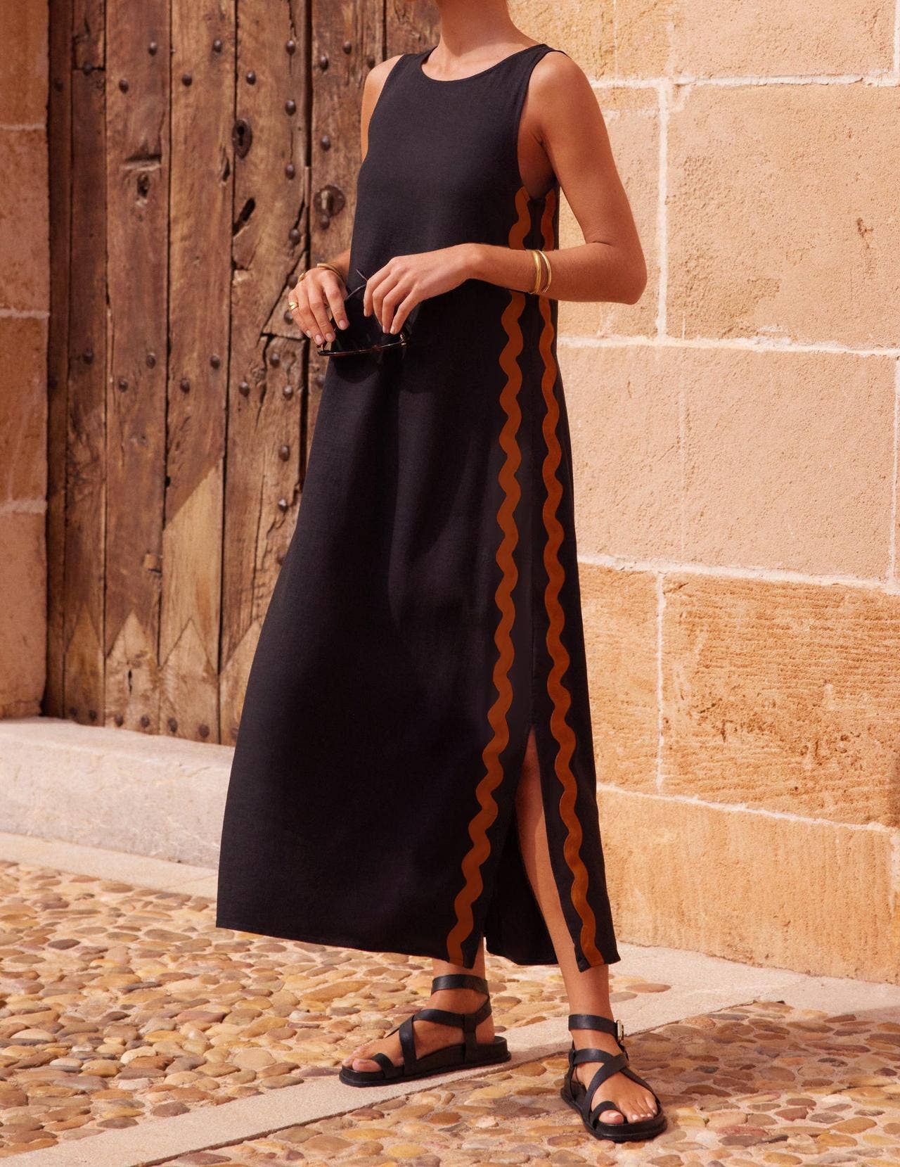 Anna Kaci - Ember Wave Maxi Dress