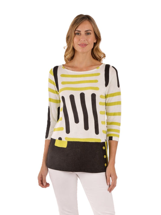 Lemon Grass- Bamboo Knit Top – Apple Green
