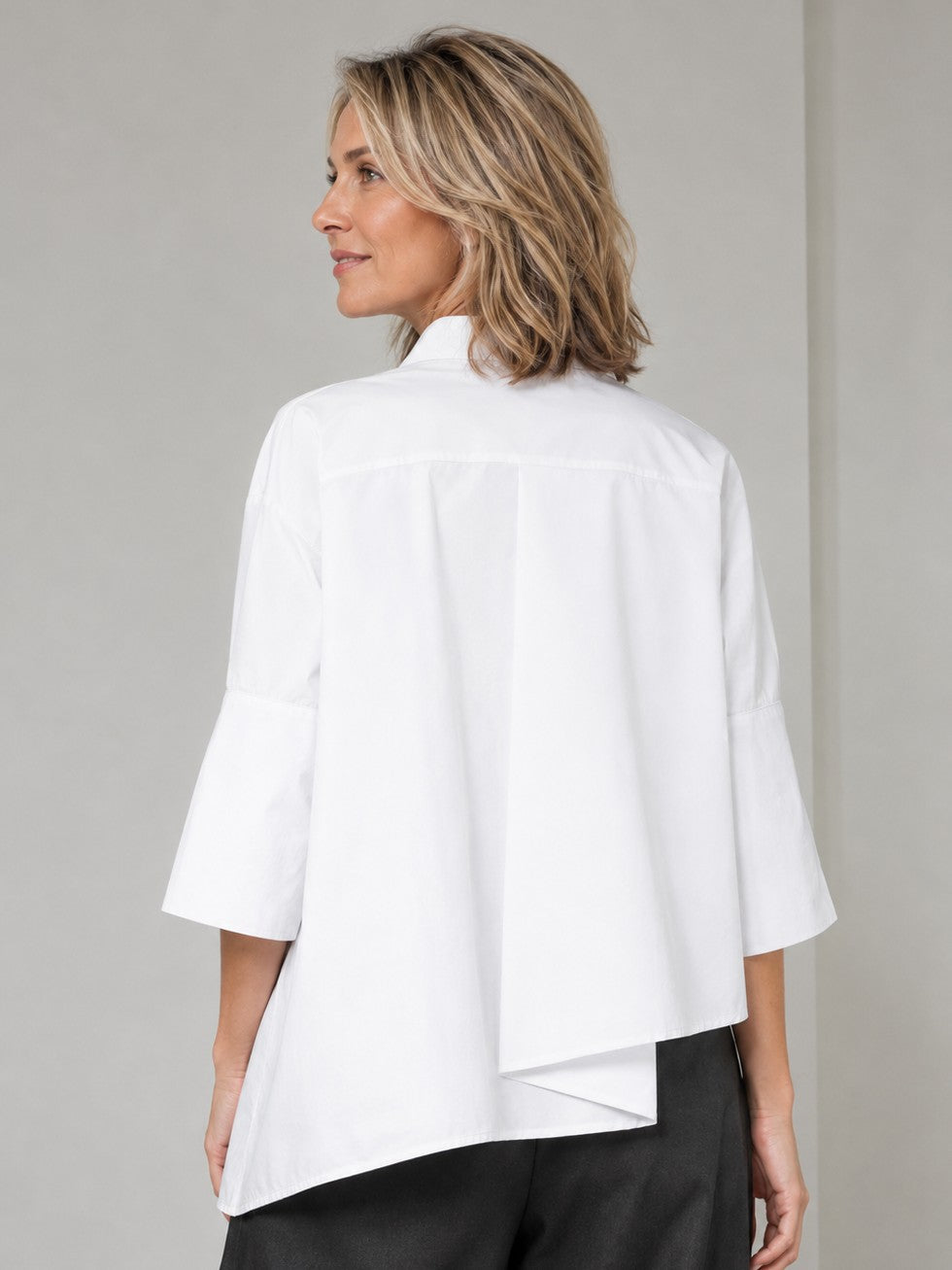 Mia Collection - the Modern Lines Asymmetrical Shirt
