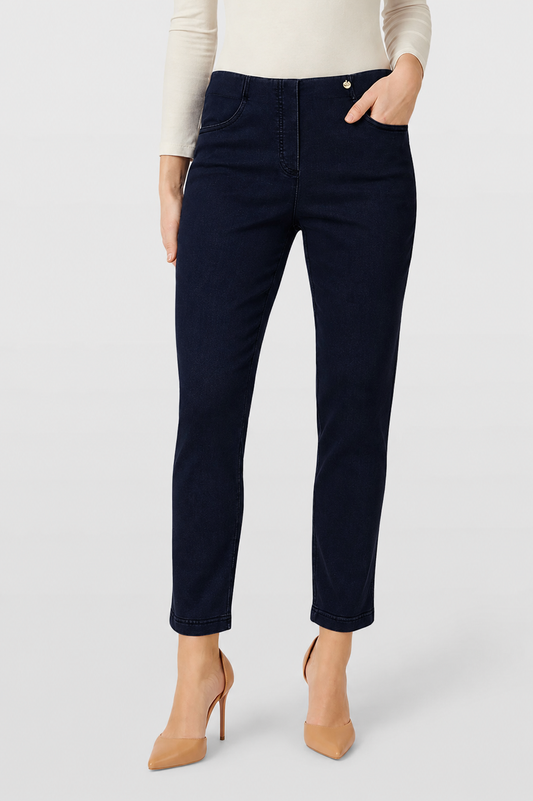 Robell Trouser- Bella P09 Denim/ Navy
