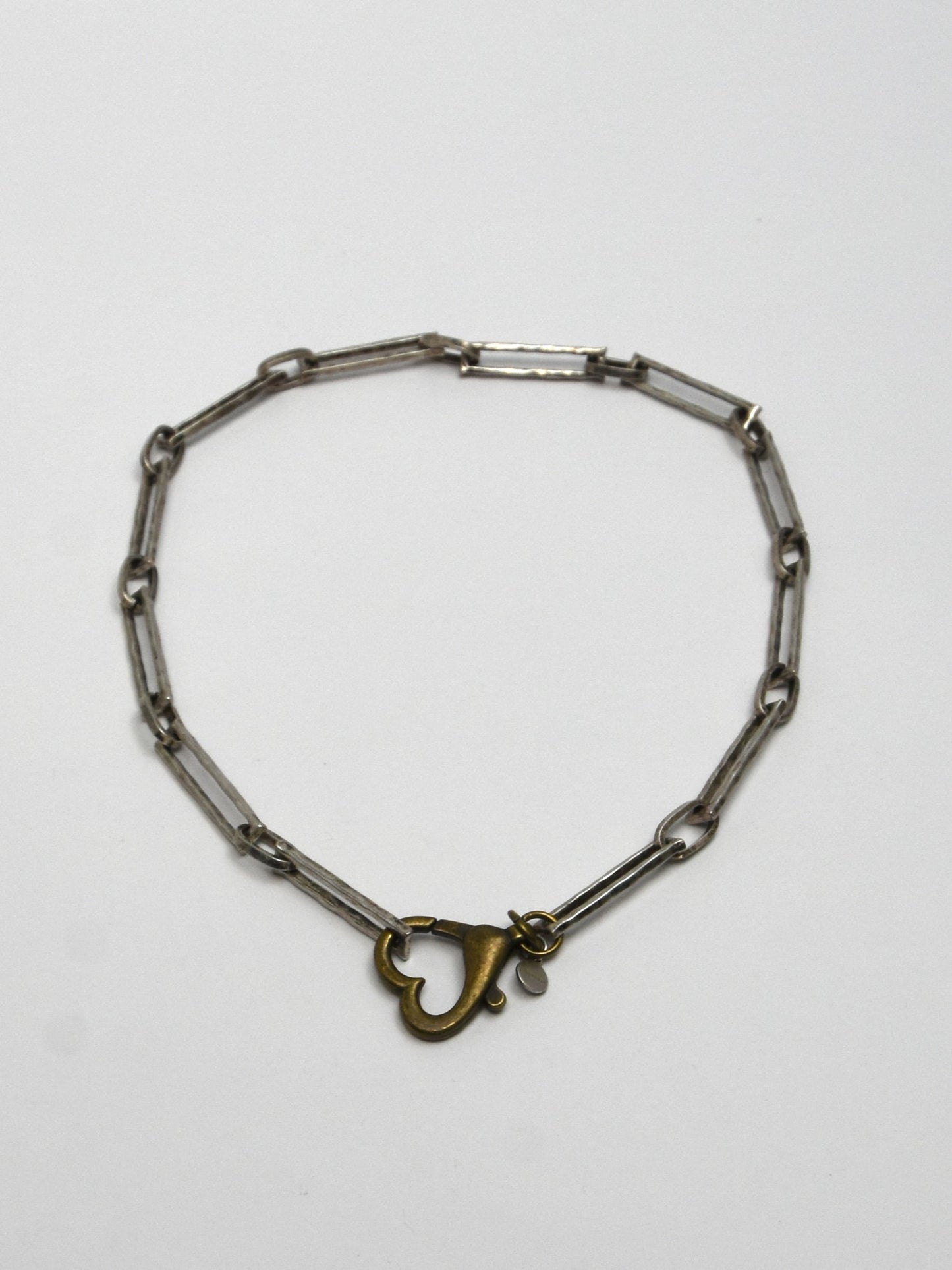 NSerena Jewelry-Antique Paperclip Link Chain Necklace