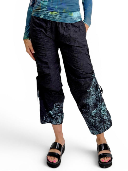 Narenee Designs- Turquoise Bloom Pant.