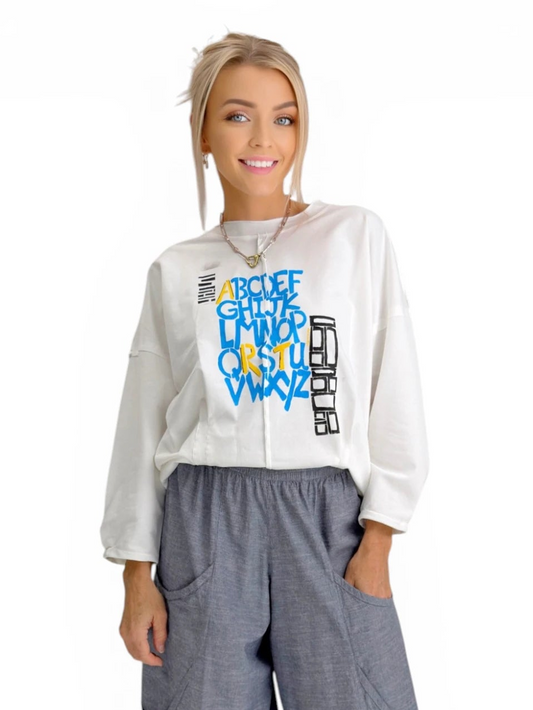 Narenee Designs- Alphabet Artist Tee