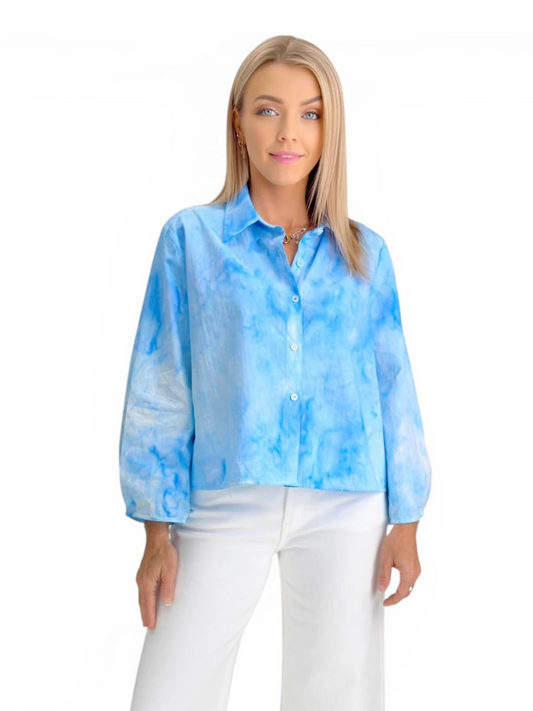 Narenee Designs- Pretty Sky Blouse