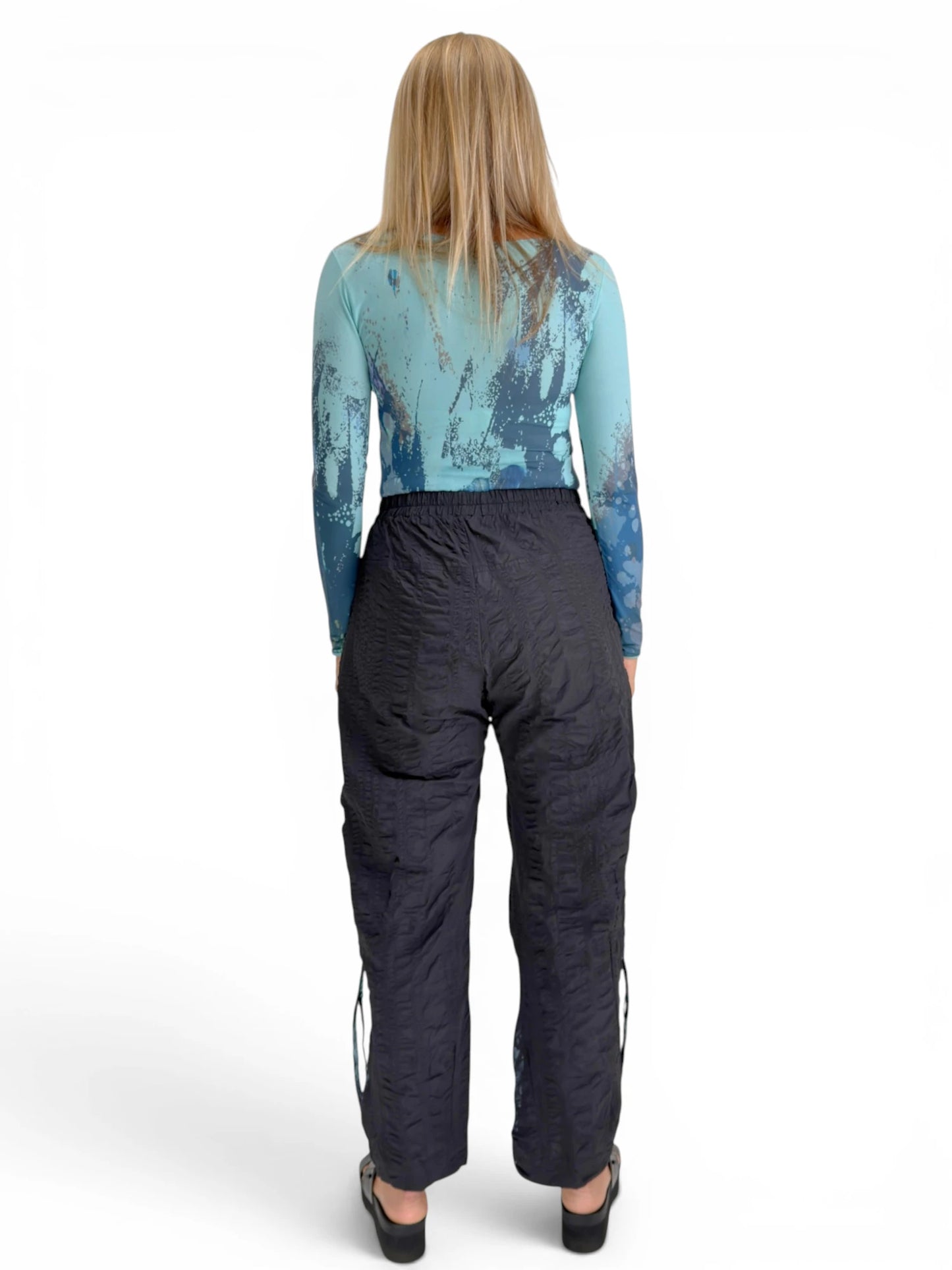 Narenee Designs- Turquoise Bloom Pant.