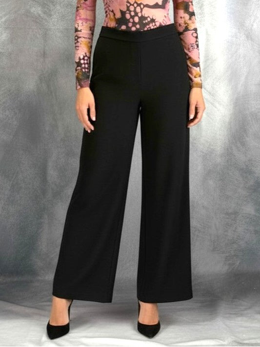 Reimagine Collection- St. John Textured Knit Wide-Leg Pants