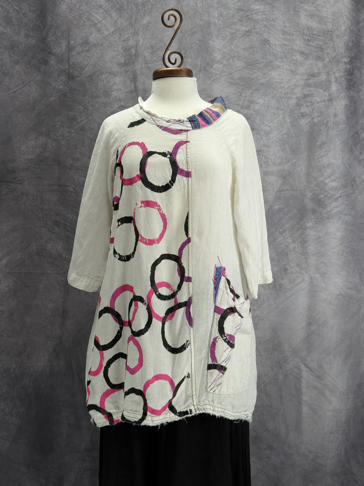 Reimagine Collection- Mara Gibbucci Linen Tunic