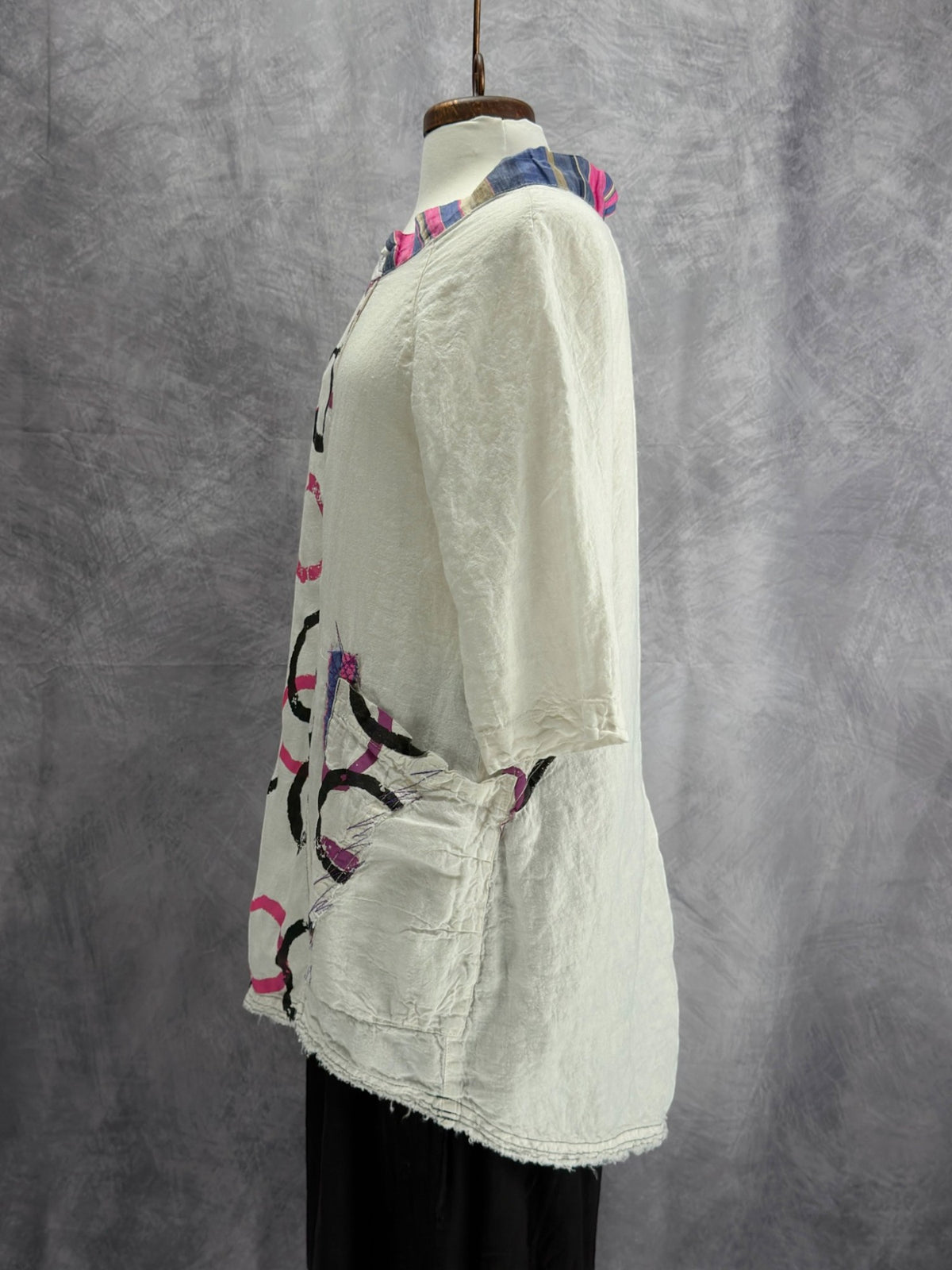 Reimagine Collection- Mara Gibbucci Linen Tunic