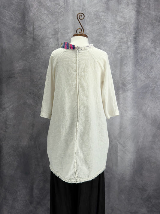 Reimagine Collection- Mara Gibbucci Linen Tunic