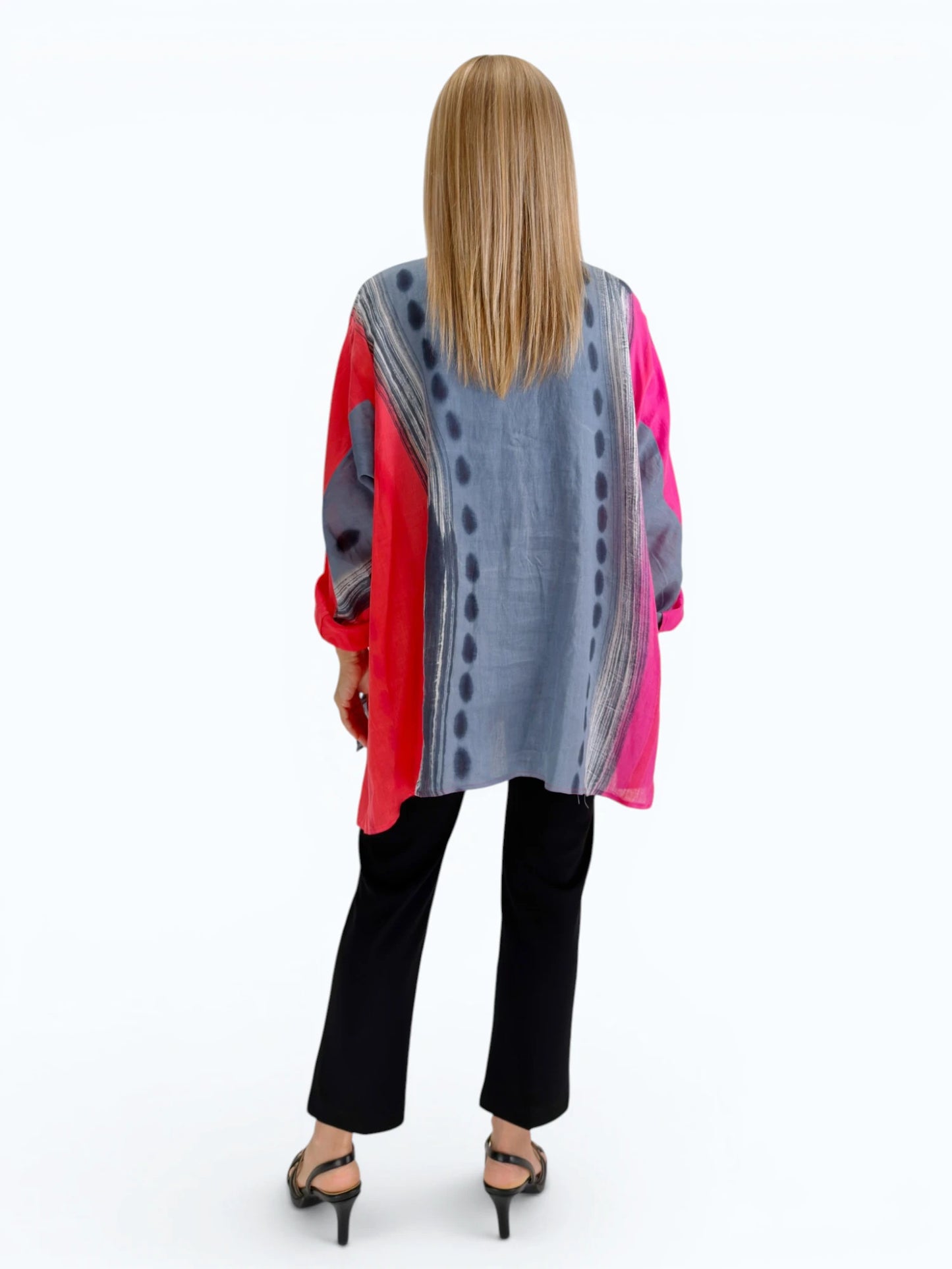 Kay Chapman Designs- Linen Issey  Shirt/ K11