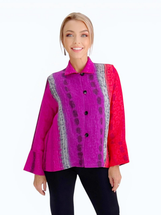 Kay Chapman Designs-  Loop Button Shirt/Jacket / K3