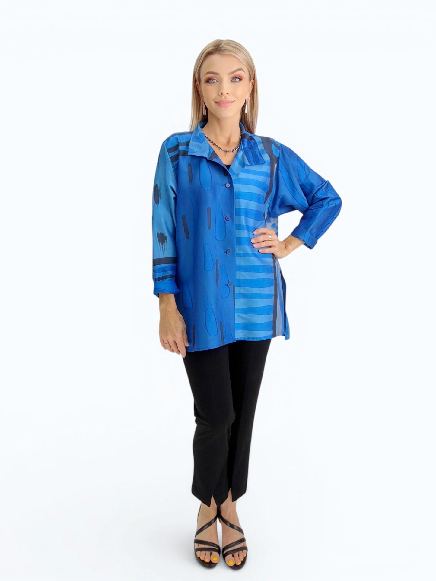 Kay Chapman Designs- Silk Issey Shirt/ K9