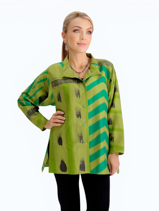 Kay Chapman Designs- Silk Issey Shirt/ K10