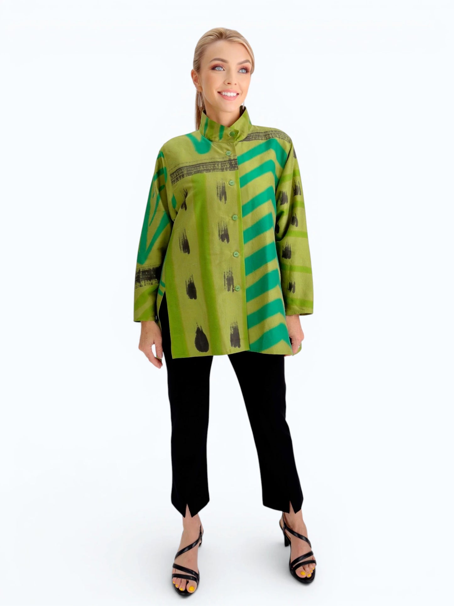 Kay Chapman Designs- Silk Issey Shirt/ K10